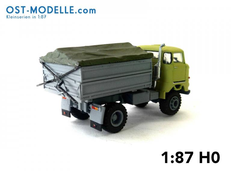 IFA W50LA ND 2-Seitenkipper geschlossener Plane